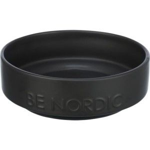 Trixie Bol Ceramic Be Nordic, 0.5 l / ø 16 cm, Negru, 24523