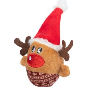 Trixie, jucarie X-Mas ren plus cu zornaitoare, 92525, 6x12 cm (Jucarii - Caini)