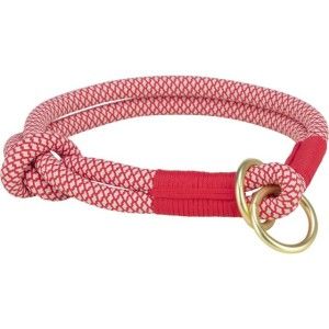 Trixie Zgarda Coarda, S - M: 40 cm / 10 mm, Rosu/Crem, 1984503