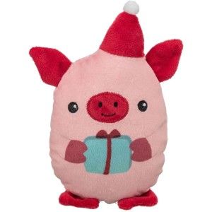 Trixie, jucarie caini, X-Mas purcel de Craciun, plus, 92601, 19 cm (Jucarii - Caini)