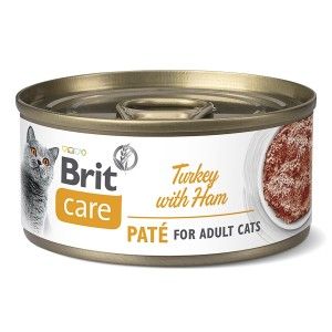 Brit Care Cat Turkey Pate With Ham, 70 g