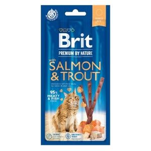 Brit Premium By Nature Cat Sticks With Salmon and Trout, 3 sticks (Delicii - Pisici)