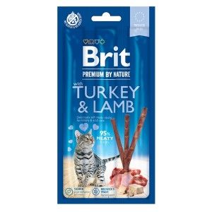 Brit Premium By Nature Cat Sticks With Turkey and Lamb, 3 sticks (Delicii - Pisici)