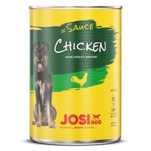 JosiDog Chicken in Sauce, 12x415 g