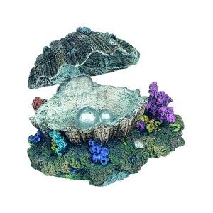 DECOR ACVARIU SCOICA CU PERLA 13.5x11CMx8.5CM/400998 400998 (2/bax)(24/cut) (Accesorii - Pesti)