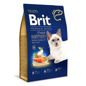 Brit Premium by Nature Cat Adult Salmon, 8 kg