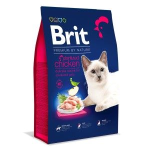 Brit Premium by Nature Cat Sterilized Chicken, 8 kg