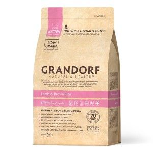 Grandorf Cat, Lamb & Brown Rice, Kitten, 400 g - punga