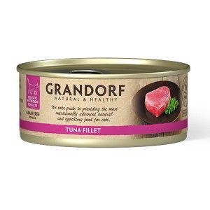 Grandorf Cat, Tuna Fillet, 70 g - conserva