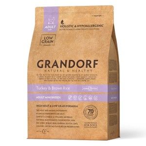 Grandorf Dog, Turkey & Brown Rice, Adult Mini Breed, 3 kg - punga