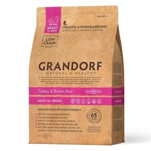 Grandorf Dog, Turkey & Brown Rice, Adult All Breeds, 3 kg - punga