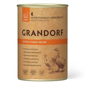 Grandorf Dog, Goose & Turkey, 400 g - conserva