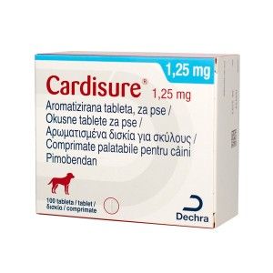 Cardisure 1.25 mg x 100 tablete palatabile
