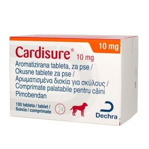Cardisure 10 mg x 100 tablete palatabile