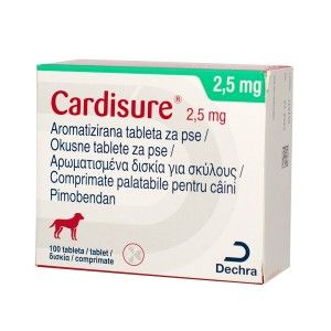 Cardisure 2.5 mg x 100 tablete palatabile