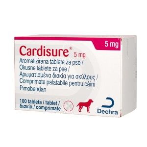 Cardisure 5 mg x 100 tablete palatabile