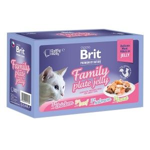 Brit Cat MPK Delicate Family plate in Jelly, 12 x 85 g (Hrana Umeda - Pisici)