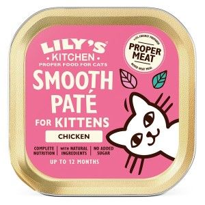 Lily's Kitchen, Smooth Pate for Kittens, Chicken, 85 g (Hrana Umeda - Pisici)