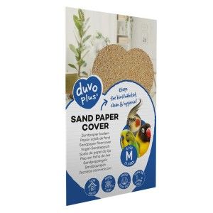 DuvoPlus Hartie Abraziva pentru Colivie, 6 buc, 25x40 cm (Accesorii - Pasari)