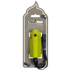 DuvoPlus Dispenser Pungi Igienice, cu LED, 8.5x4x6 cm, Lime (Igiena - Caini)
