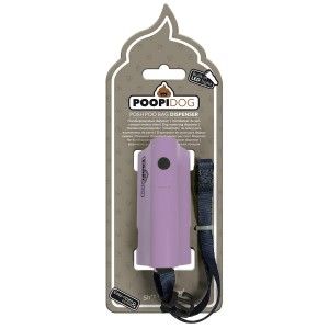DuvoPlus Dispenser Pungi Igienice, cu LED, 8.5x4x6 cm, Mov (Igiena - Caini)