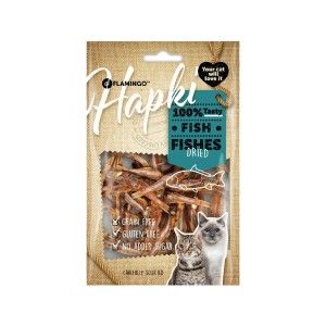 SNACK CAT HAPKI CU PESTE DESHIDRATAT 50G/561468/(12/BAX)(120/cut) (Delicii - Pisici)