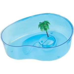 Happet, Bazin pentru Testoase, 5.5 L, 30x9 cm, Albastru (Accesorii - Reptile)