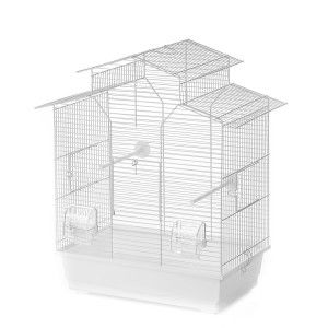 Colivie Iza 2, 51x30x60.5 cm, Alb, 493/115 (Custi, colivii, genti transport)