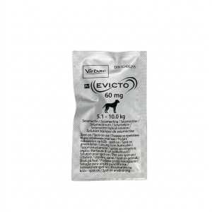 Evicto 60 mg pipete antiparazitare caini talie mica (5.1 - 10.0 kg) 1 pipeta (PRESCRIPTIE NECESARA)