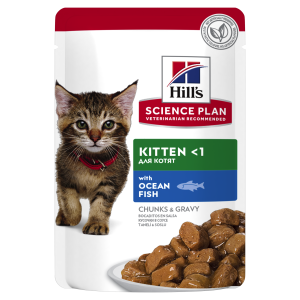 Hill's SP Kitten hrana pentru pisici cu peste oceanic 85 g (plic)