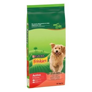 FRISKIES Dog, Caini Active, Vita, 15 kg (Hrana Uscata - Caini)