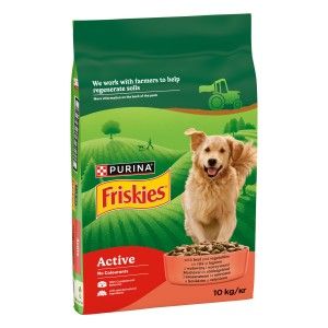 FRISKIES Dog, Caini Active, Vita, 10 kg (Hrana Uscata - Caini)