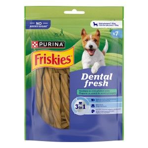 FRISKIES Dental Fresh Caini de Talie Mica, 110 g (Delicii - Caini)