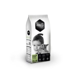 AMITY PREMIUM KITTEN PUI SI OREZ 1.5 KG