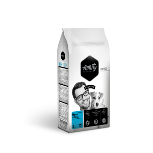Hrana Uscata Caini, Amity Premium Adult Mini, Somon & Ton, 2 kg (Hrana Uscata - Caini)