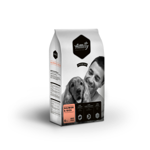 Hrana Uscata Caini, Amity Premium Somon & Orez, 4 kg (Hrana Uscata - Caini)