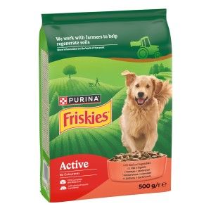 FRISKIES Dog, Caini Active, Vita, 500 g (Hrana Uscata - Caini)