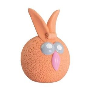 KidDog Jucarie Caini, HipHop, Minge cu Sunet, Latex, 5 cm, Portocaliu (Jucarii - Caini)