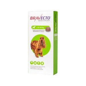 Bravecto Dog 500 mg, 10-20 kg, 1 tableta (PRESCRIPTIE NECESARA)