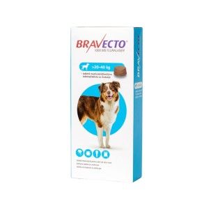 Bravecto Dog 1000 mg, 20-40 kg, 1 tableta (PRESCRIPTIE NECESARA)