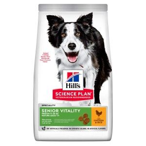 Hill's SP Canine Senior Vitality Medium Chicken, 14 kg - sac