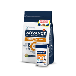 Advance Veterinary Diets Dog Weight Balance Mini, 1.5 kg + 2x Advance Veterinary Diets Dog Weight Balance, 150 g (Diete Veterinare - Caini)