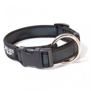 Zgarda nylon reglabila, Gri, 25 mm
