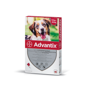 Advantix 250 | Pipeta antiparazitara Advantix caini de 10-25 kg 1 pipeta