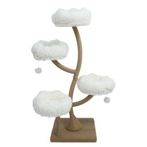 Ansamblu de joaca pisici, Meraki Home, Daisy Canopy, 58 x 58 x 162 cm