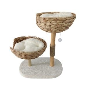 Ansamblu de joaca pisici, Meraki Home, Duo Nest, 60 x 40 x 68 cm