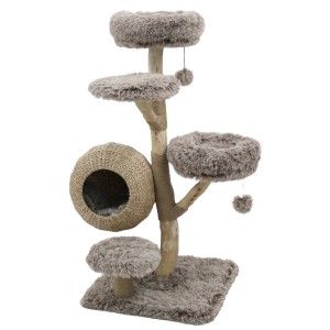 Ansamblu de joaca pisici, Meraki Home, Woodland Cocoon, 59 x 59 x 133 cm