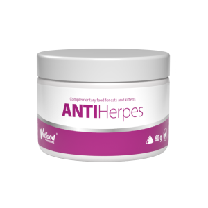 VetFood ANTI-HERPES pentru pisici, 60 g (OTC)