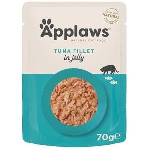 Applaws Tuna Fillet in Jelly, plic, 70 g (Hrana Umeda - Pisici)