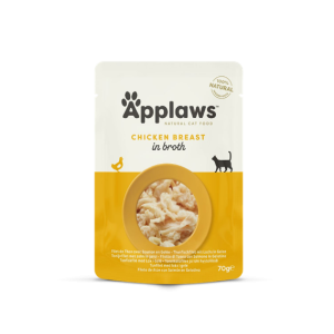 Applaws Chicken Breast in Broth, plic, 50 g (Hrana Umeda - Pisici)